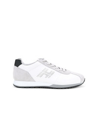 Baskets basses en cuir blanches Hogan