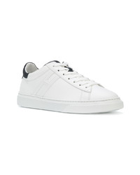 Baskets basses en cuir blanches Hogan