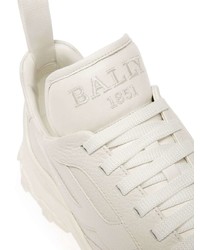 Baskets basses en cuir blanches Bally