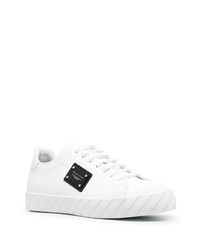 Baskets basses en cuir blanches Philipp Plein