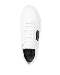 Baskets basses en cuir blanches Philipp Plein