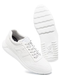 Baskets basses en cuir blanches Hogan