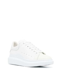 Baskets basses en cuir blanches Alexander McQueen