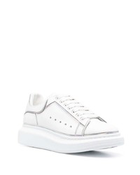 Baskets basses en cuir blanches Alexander McQueen