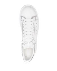 Baskets basses en cuir blanches Alexander McQueen