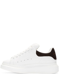 Baskets basses en cuir blanches Alexander McQueen