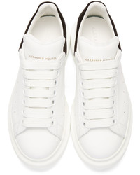 Baskets basses en cuir blanches Alexander McQueen