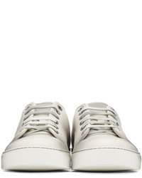 Baskets basses en cuir blanches Lanvin