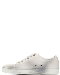 Baskets basses en cuir blanches Lanvin