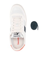 Baskets basses en cuir blanches Saucony