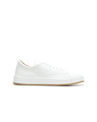 Baskets basses en cuir blanches Jil Sander