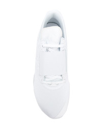 Baskets basses en cuir blanches Nike