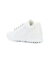 Baskets basses en cuir blanches Saint Laurent