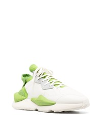 Baskets basses en cuir blanches Y-3