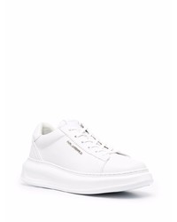 Baskets basses en cuir blanches Karl Lagerfeld