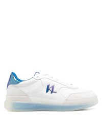 Baskets basses en cuir blanches Karl Lagerfeld