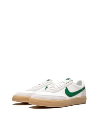 Baskets basses en cuir blanches Nike