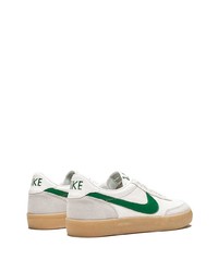 Baskets basses en cuir blanches Nike