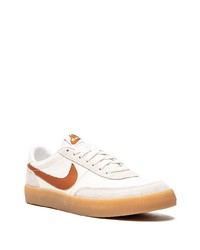 Baskets basses en cuir blanches Nike