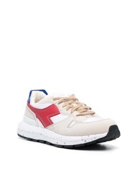 Baskets basses en cuir blanches Diadora