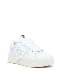 Baskets basses en cuir blanches Naked wolfe