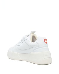 Baskets basses en cuir blanches Naked wolfe