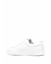 Baskets basses en cuir blanches Karl Lagerfeld