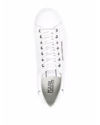 Baskets basses en cuir blanches Karl Lagerfeld