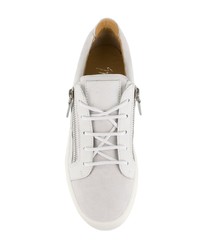 Baskets basses en cuir blanches Giuseppe Zanotti Design