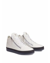 Baskets basses en cuir blanches Giuseppe Zanotti