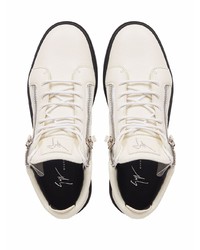 Baskets basses en cuir blanches Giuseppe Zanotti