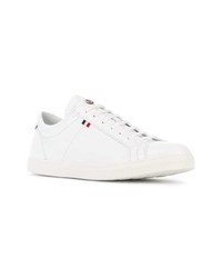 Baskets basses en cuir blanches Moncler