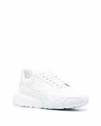 Baskets basses en cuir blanches Alexander McQueen