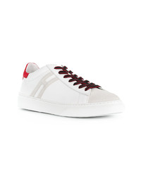 Baskets basses en cuir blanches Hogan