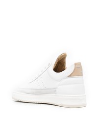 Baskets basses en cuir blanches Filling Pieces