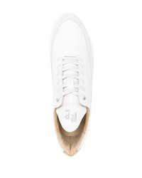 Baskets basses en cuir blanches Filling Pieces