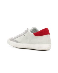 Baskets basses en cuir blanches Philippe Model