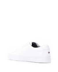 Baskets basses en cuir blanches Tommy Hilfiger