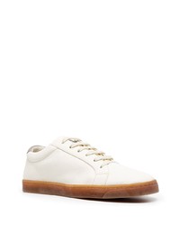 Baskets basses en cuir blanches Brunello Cucinelli