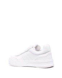 Baskets basses en cuir blanches Tod's