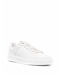 Baskets basses en cuir blanches Balmain