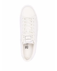 Baskets basses en cuir blanches Balmain