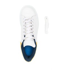 Baskets basses en cuir blanches Alexander McQueen