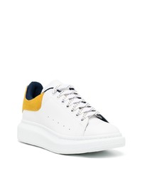 Baskets basses en cuir blanches Alexander McQueen