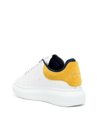 Baskets basses en cuir blanches Alexander McQueen