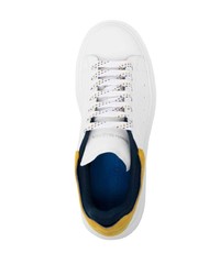 Baskets basses en cuir blanches Alexander McQueen