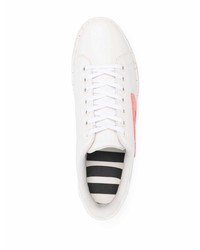 Baskets basses en cuir blanches Diesel