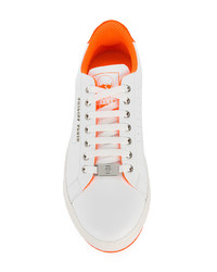 Baskets basses en cuir blanches Philipp Plein