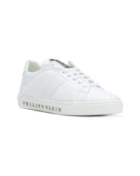 Baskets basses en cuir blanches Philipp Plein