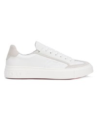 Baskets basses en cuir blanches Salvatore Ferragamo